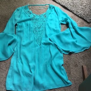 A beautiful Aqua Dress
