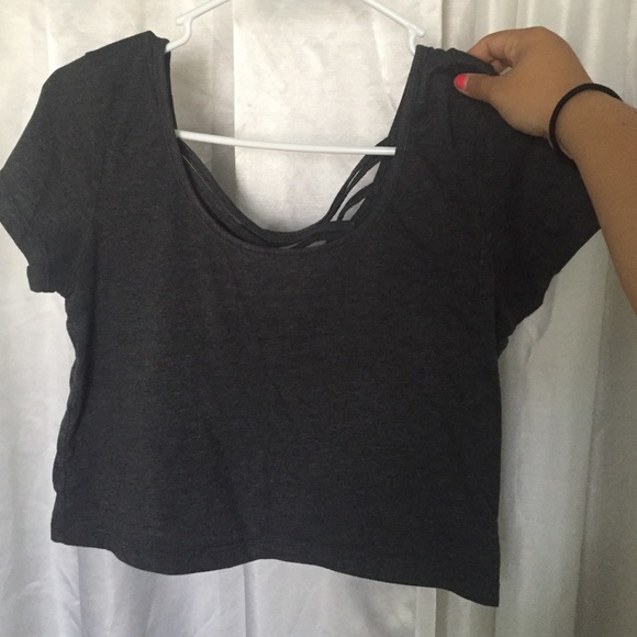 Cute Crop Top with Cute Back