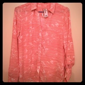 The Limited Ashton Blouse light pink