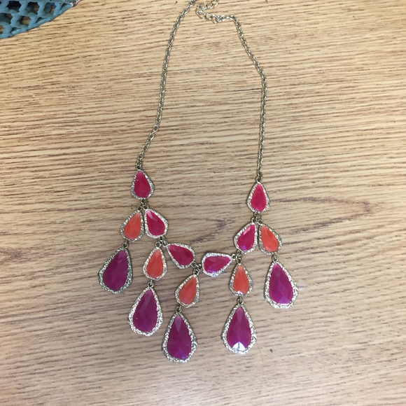 Pink and orange necklace