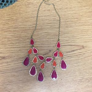 Pink and orange necklace