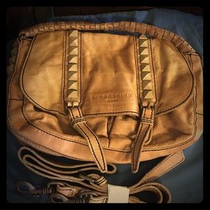 Liebeskind Hailey Leather Crossbody - Camel