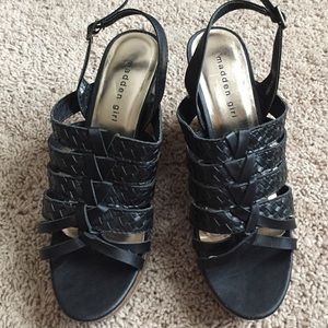 Black wedges, slightly worn