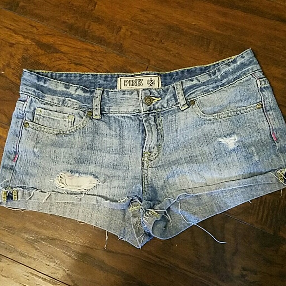 !on hold! PINK Victoria's Secret  denim shorts