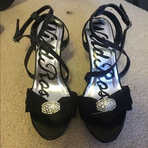 Black heels.
