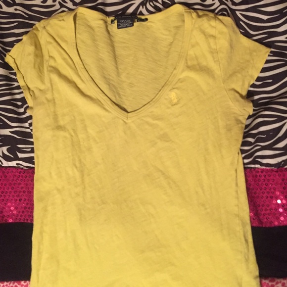 Yellow Ralph Lauren shirt