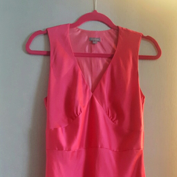 Pretty pink silk dress, perfect for spring!