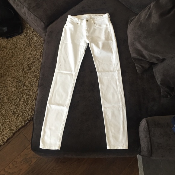 Blank NYC, White slim fit denim
