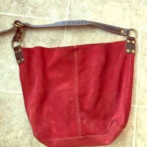 Vintage Suede Lucky tote