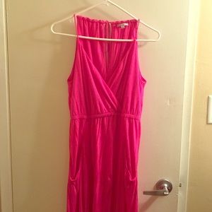 Pink, maxi dress