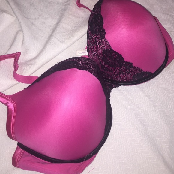 Lane Bryant Pink and Black Bra