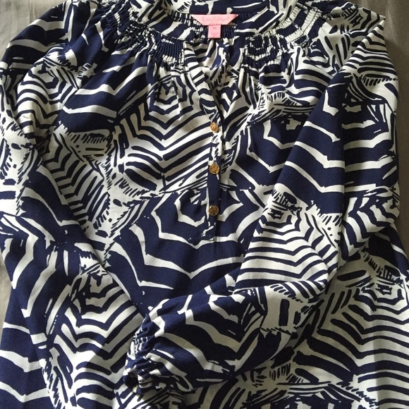 Lilly Pulitzer Elsa silk top size xs