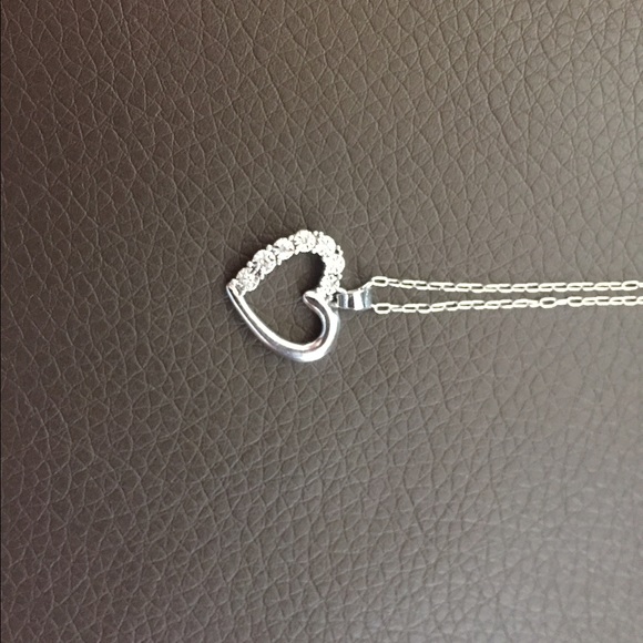 Kay Jewelers Heart and Diamond Necklace