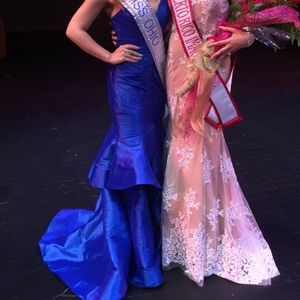 Pageant-prom-Formal mermaid gown by Clarisse