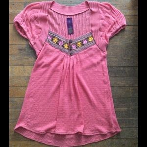 ‼️FREE PEOPLE EMBROIDERED TRIM