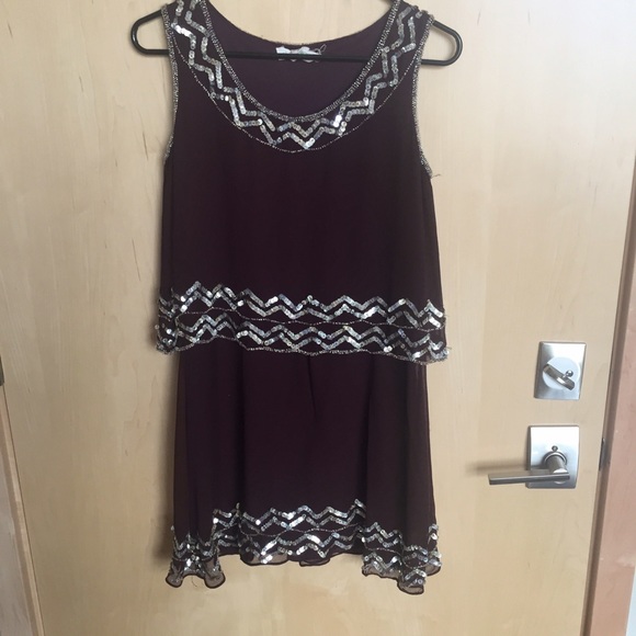 UO Beaded Sequin Dress