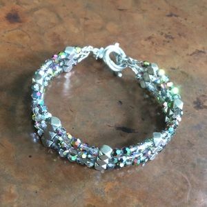 Lindy Freed Design Bracelet - Silver / Iridescent