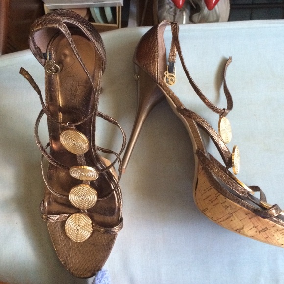 Baby Phat Sexy Bronze Heels