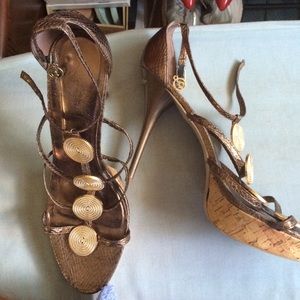 Baby Phat Sexy Bronze Heels