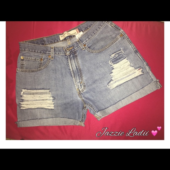 ONE DAY SALE! Levi's Distressed Cutoff Jean Shorts