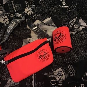 Victoria secret pink Fannypack and cup holder