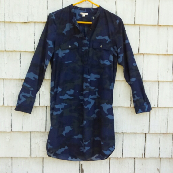 The Gap Camo Shirt Dress