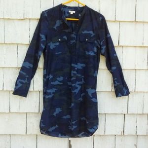 The Gap Camo Shirt Dress