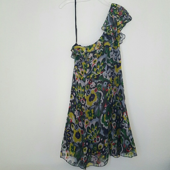 Armani Exchange floral silk dresss