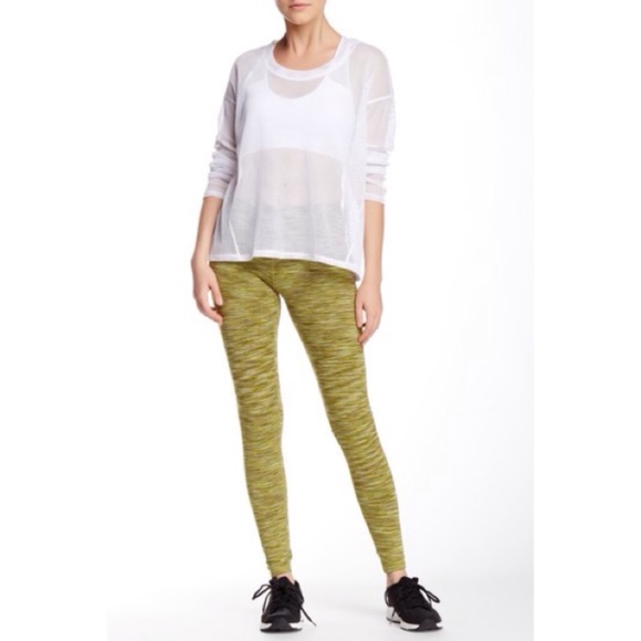 Alo Yoga Airbrush Space Dye Army Green Legging