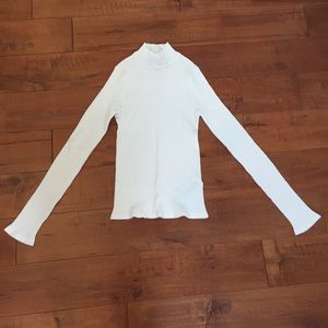 white long sleeve turtleneck