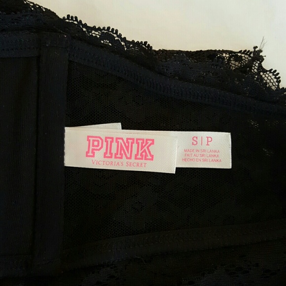 Victoria Secret All Over Black Lace Bandeau - Picture 4 of 4