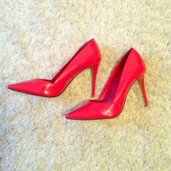 Hot pink Dune heels