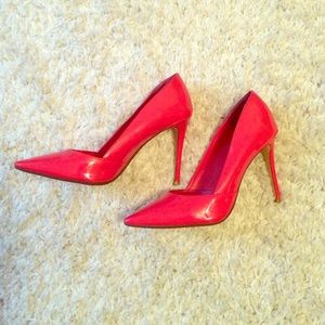 Hot pink Dune heels