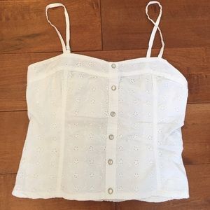 white crop top