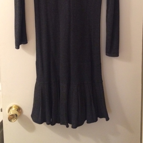 Dark gray sweater dress - Picture 2 of 4