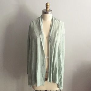 Anthropologie Moth Mint Thin Cardigan