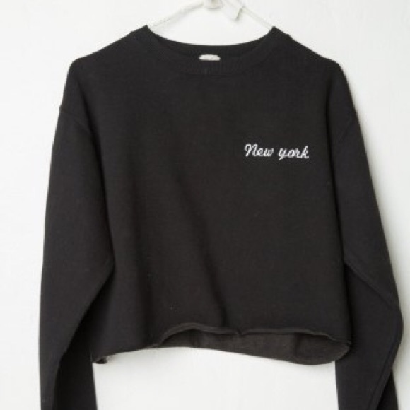 New York Embroidered Nancy Sweatshirt Brandy