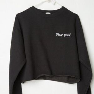 New York Embroidered Nancy Sweatshirt Brandy