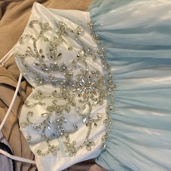 Xscape Dresses Xscape Light Blue Prom Dress Poshmark
