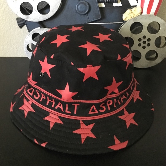 Starred Asphalt Bucket Hat