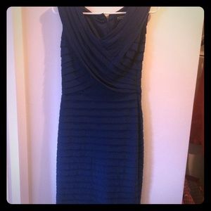 Adrianna Pappel sleeveless blue cocktail dress