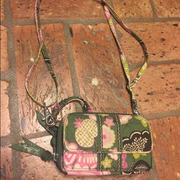 Vera Bradley wristlet w/ attached strap. Retired