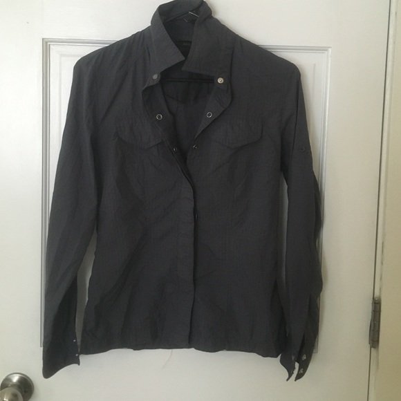 REI sun protection nylon long sleeve shirt.