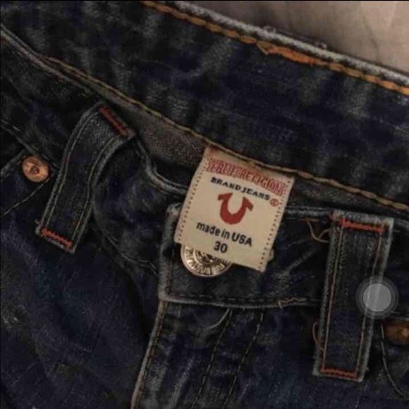 true religion brand jean shorts