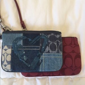 Coach wristlet BUNDLE