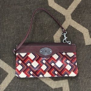 Fossil small wristlet