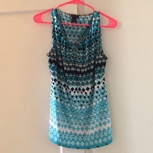 Printed Ann Taylor blouse