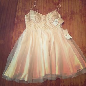 Aidan by Aidan Mattox sequin strappy dress