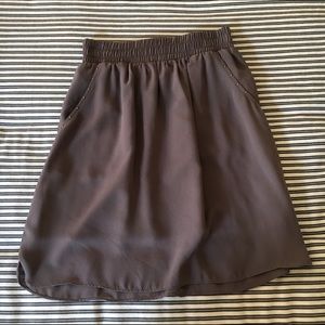 XS Taupe Mossimo Skirt