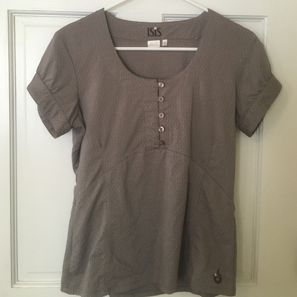 ISIS for Women brand nylon scoop neck